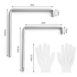 Set of 2 Window Adjustment Tool Set, 4 mm Hex Key & Torx TX15, Adjustment Key for Windows and Doors, Window Screws Adjustment Key Applies to Roto, Siegenia, Winkhaus Doors and Windows