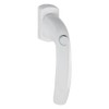 HOPPE Duraplus New York Window Handle in Aluminium Traffic White