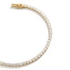 Pearich 14k Gold Filled Tennis Bracelet|3mm Cubic Zirconia Classic Tennis