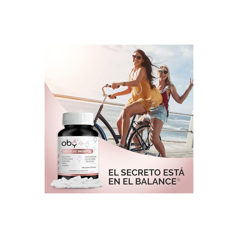 Oby Inositol Myo Chiro Acido Folico Hierro Extracto Arándano Suplemento