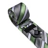Barry.Wang Sage Green Black Grey Tie Set for Men Striped