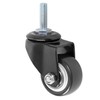 GXYY uoboeuq 1.5 Inch Swivel Caster Wheels PU 360 Degree