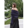 RIIQIICHY Ladies Navy Scarf for Women Scarves Wraps Winter Cashmere