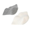 Sauna Hat, Lightweight, Breathable White and Grey Water Absorption Head