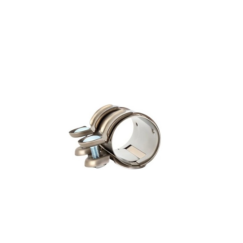 Double Clamp Exhaust Clamp Stainless Steel Pipe Connector Diameter 45