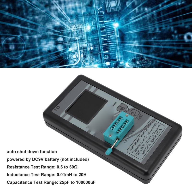Transistor Tester 1.8 Inch TFT Color Screen NPN PNP Auto