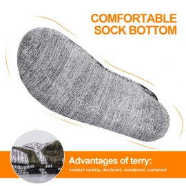 YUEDGE Men's Socks, Cotton, Antibacterial, Odor Resistant, For Sports, Outdoor Use, Trekking, Climbing, Multicolor*1805,