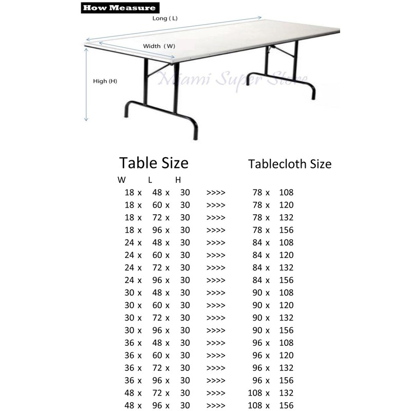 KS Linens Polyester Rectangular Tablecloth 96"x120" Ideal for Rectangular 36