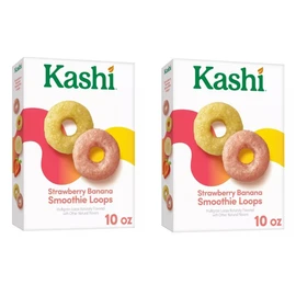 Generic Kashi - Breakfast Cereal - Strawberry Banana Smoothie Loops - 10 Oz Box - Pack of 2
