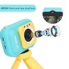 Kids Camera Blue 48MP Dual Lens 2.4inch IPS Screen 600mAh