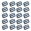 Pcxino 200pcs 1 inch Plastic Tri-Glide Slides Buckles,Adjustable Webbing Strap