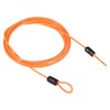 PATIKIL Security Steel Cable 2.5mm x 2m/6.56ft Coated Luggage Lock