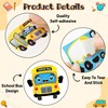 Haooryx 300pcs Make Your Own School Bus Scene Sticker Roll