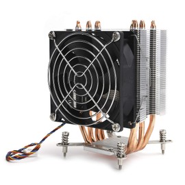 CPU Cooler for LGA2011 1366 1150 1151 1155 1156 Computer Supplies, 9cm Cooling Fan CPU Cooling Fan with Back Plate and Bracket, Easy Installation