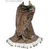 GFM Mosaic Design Pashmina Style Scarf (MSC-A), s13-ghjtn-olive