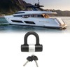 U Lock Disc Zinc Alloy Anti Theft Rust Proof Portable