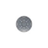 Fortessa Havana Vitrified China Coupe Rimless Plate 4 Pack, Blue,
