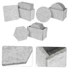 FUNOMOCYA 3 Sets Nonslip Heat Insulation Cup Pads Absorbent Round