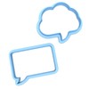 Sweet Prints Inc Set of 2 Speech/Text Bubble Cookie Cutter