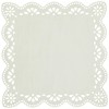 Tokyodo ZE009007-001 Lace Square Plate, White, 7.1 inches (18 cm)
