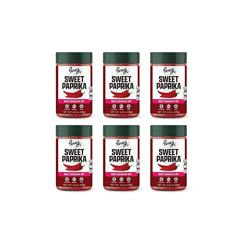 Pereg Sweet Paprika Spice (4.25 oz x 6 Pack) -