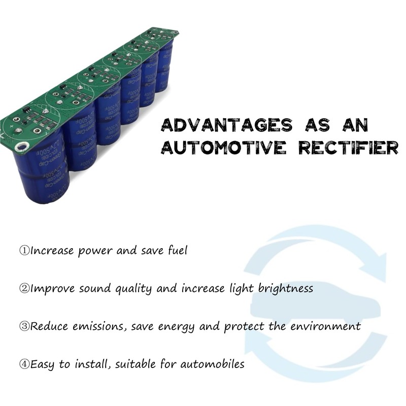 Uadme Super Farad Capacitor, 6pcs/Set 16V 83F Super Farad Capacitor