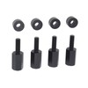 4Pcs Seat Lift Mount Kits 2 Inch Black Reliable Rugged