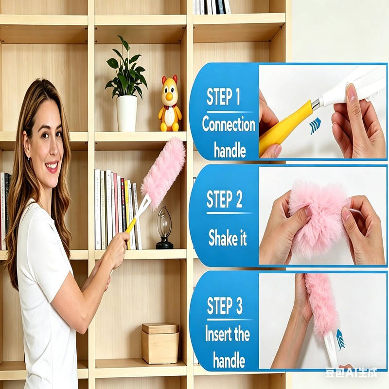 Pack of 60 dusting mop Refills; Disposable, Heavy-Duty dusting mops