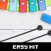 MEXRUMI Pack of 4 Xylophone Accessories, Soft Rubber Head and