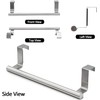 2 Pcs The Door Towel Rack,Stainless Steel Kitchen Towel Holder,for