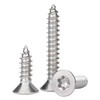 M5 x 45 mm Torx Countersunk Wood Screws 304 Stainless