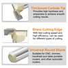 sourcing map Bottom Cleaning Router Bit 2" Diameter 1/2" Shank