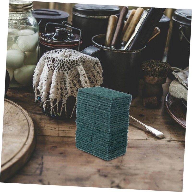 ULTECHNOVO 30pcs Reusable Kitchen Dish Brush Non Scratch Scrubbing Pads