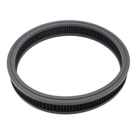 TAKPART 14" X 2" Air Filter Element High Flow Washable Reusable Round Cotton Fiber Air Filter (Black Color)