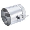 PATIKIL Backdraft Damper with Sleeve, 6 Inch, Airflow Ducting Volume