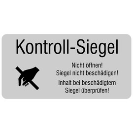 Labelident Seal Labels 50.8 x 25.4 mm – Control Seal – Do Not Open – Do Not Damage Seal – 1,000 Security Seal Labels on 1 Roll(s), 3 Inch (76.2 mm) Core, Polyester