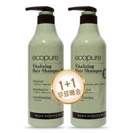 Koteuldeun Namja 꽃을든남자 에코퓨어 바이탈라이징 헤어 샴푸 700ml 2개 The Man with the Flower Eco Pure Vitalizing Hair Shampoo 700ml 2 Pieces