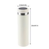 Intelligent TemperatureSensitive Vacuum Cup Mirror Smart TouchScreen Insulation Cup(Creamy White