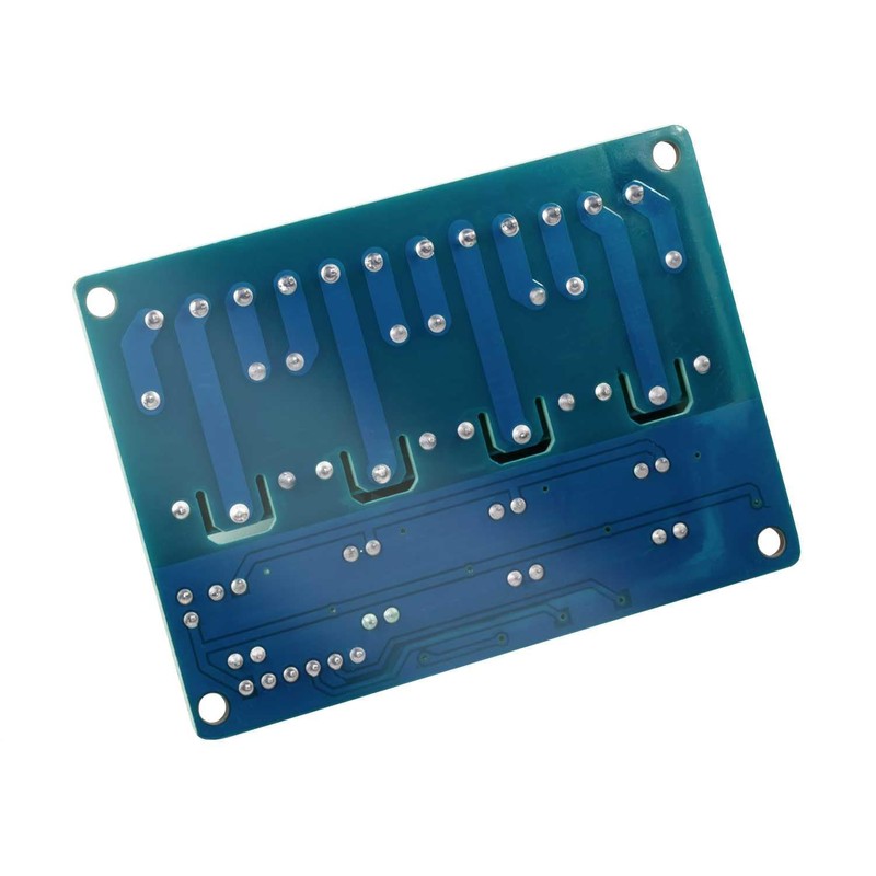 OcioDual Card Relay Shield Optocoupler Module 4 Channel Relay 5V