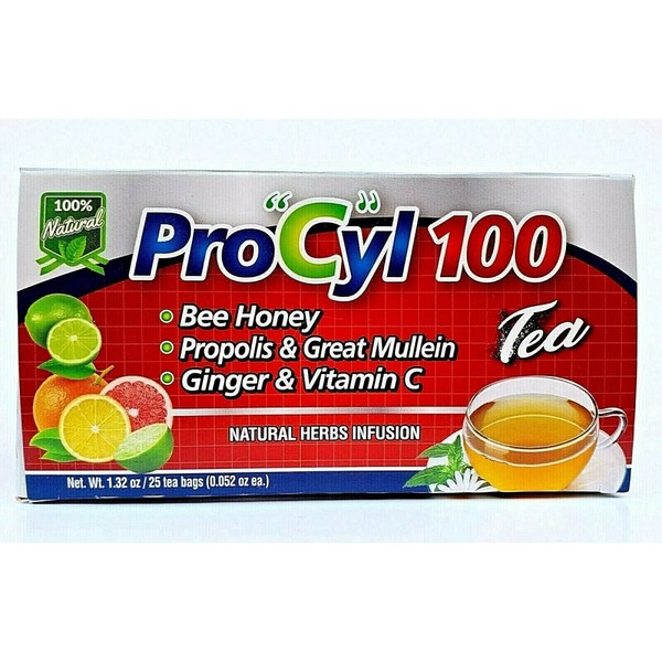 Plantimex Propoleo Gordolobo PROCYL 100 Tea Bee Honey Propolis Ginger