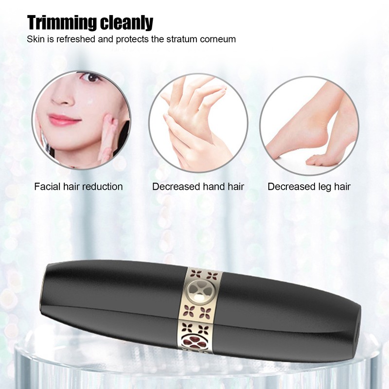 Electric Eyebrow Trimmer Portable Painless Eyebrow Body Hair Shaver Removal