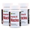Niacina | Kit 3 | 180 Cápsulas | 6 Meses | Fuerza Y Energía Sin Sabor