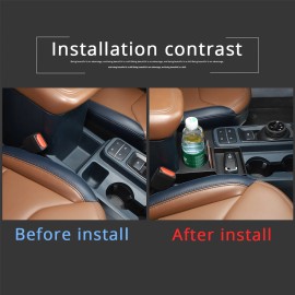 car-attention Center Console Cup Holder Storage Box Organizer Tray For Ford Maverick 2022-2025