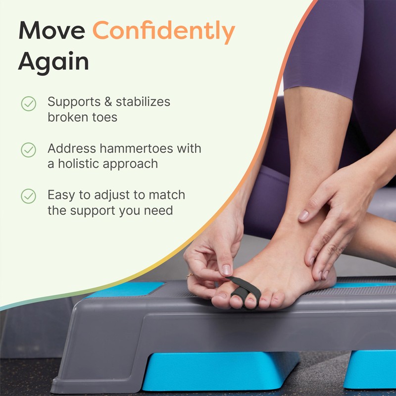 ZenToes Hammer Toe Corrector for Women & Men - Reusable