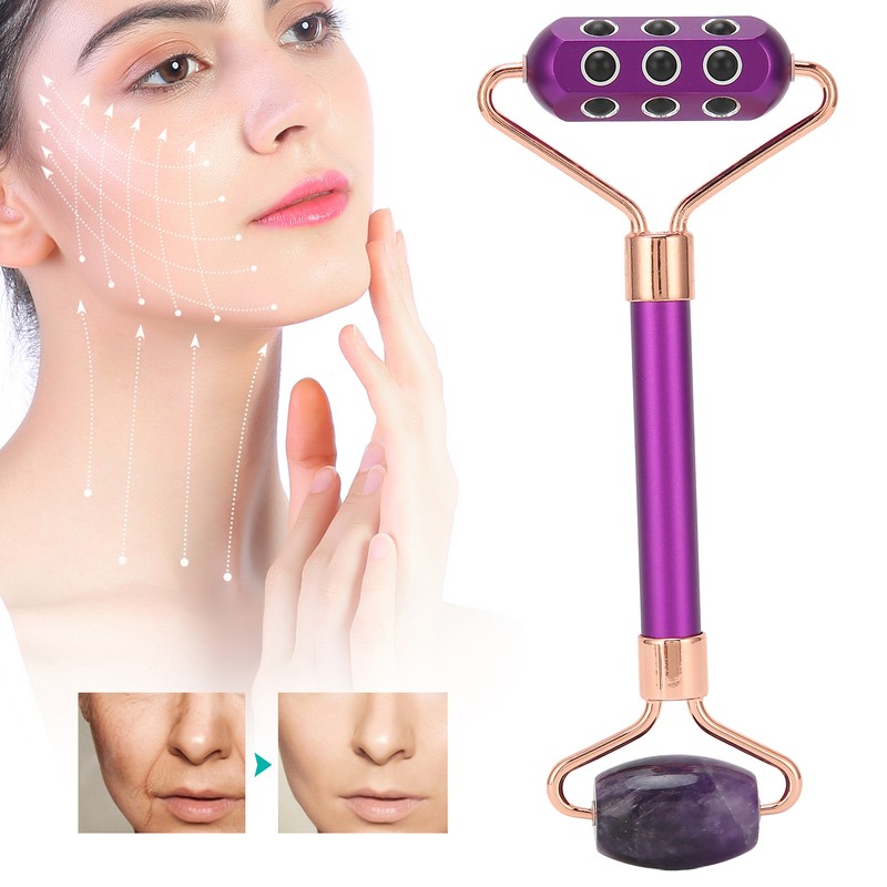 Facial Roller Tightening AntiAging Germanium Stones Facial Massage Jade Stone