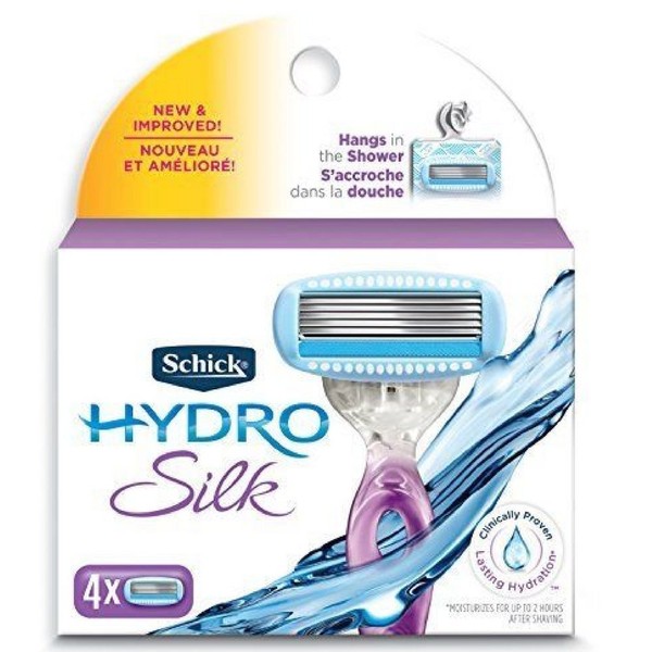 Schick Hydro Silk Cartridges 4 ea (Pack of 6)