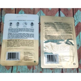 Masque B.A.R Lot of 6 Masque Bar GOLD FOIL Sheet Mask/Peel Off Mask 1.01oz Each Hydration New