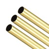 MACHSWON 3 Pcs Brass Round Tube H65 Copper Tubes Pipe
