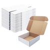 9x9x3 Inches White Shipping Boxes Set of 25，Cardboard Boxes Recyclable