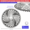 NeJesZoe 10" x 80 Teeth Carbide Tip Brush Cutter Blades